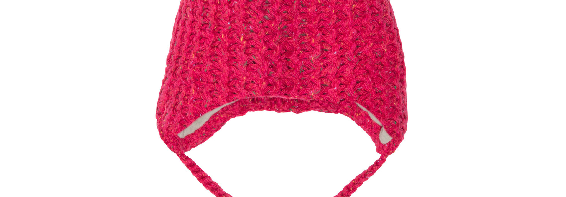 Tuque en tricot Fushia