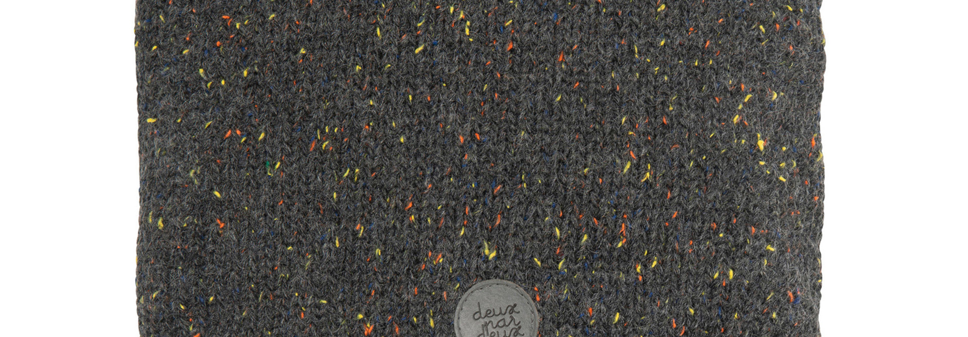 Cache-cou en tricot Gris Foncé