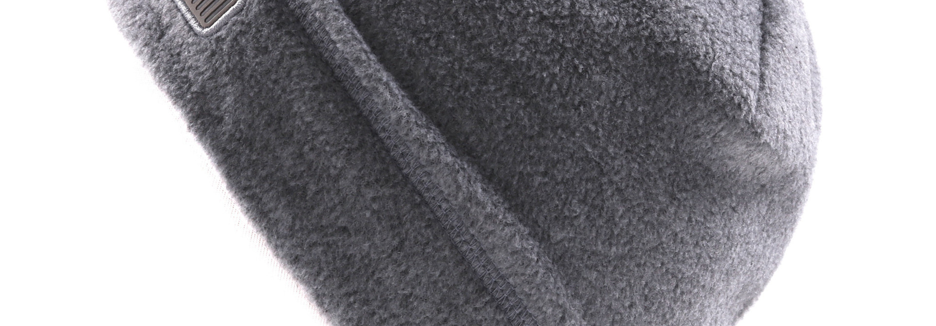 Tuque en polar sans oreilles Grise