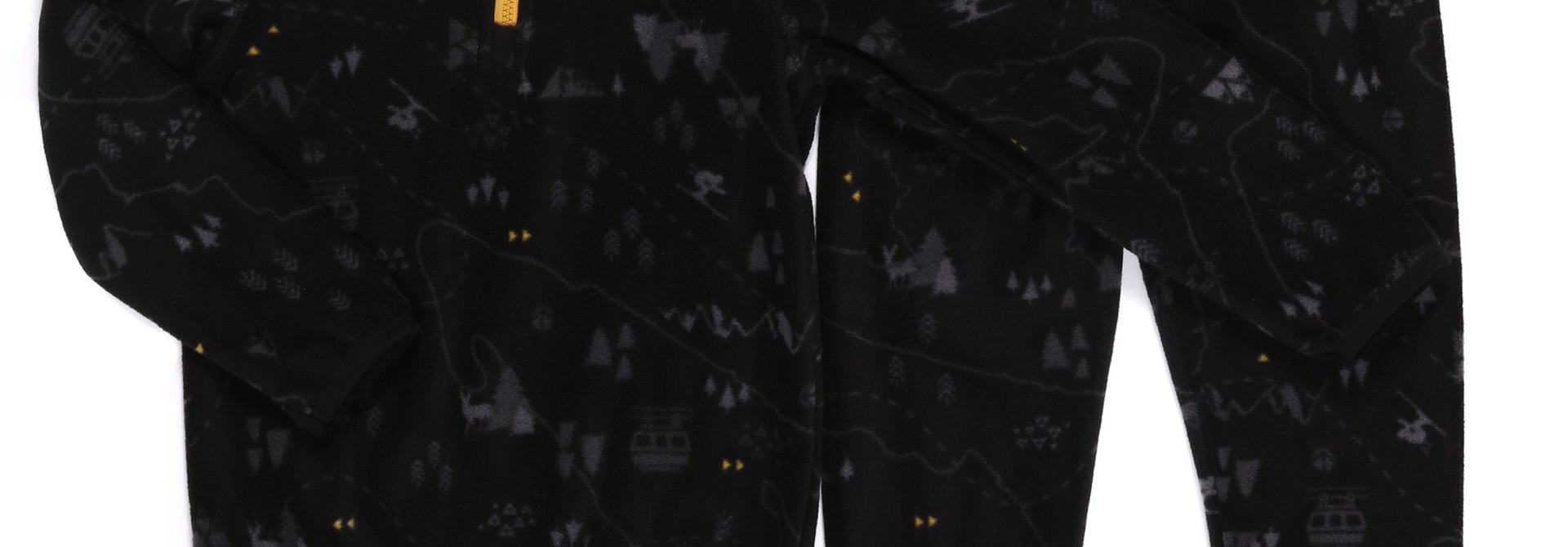 Sous-vêtement en micropolar Noir Ski