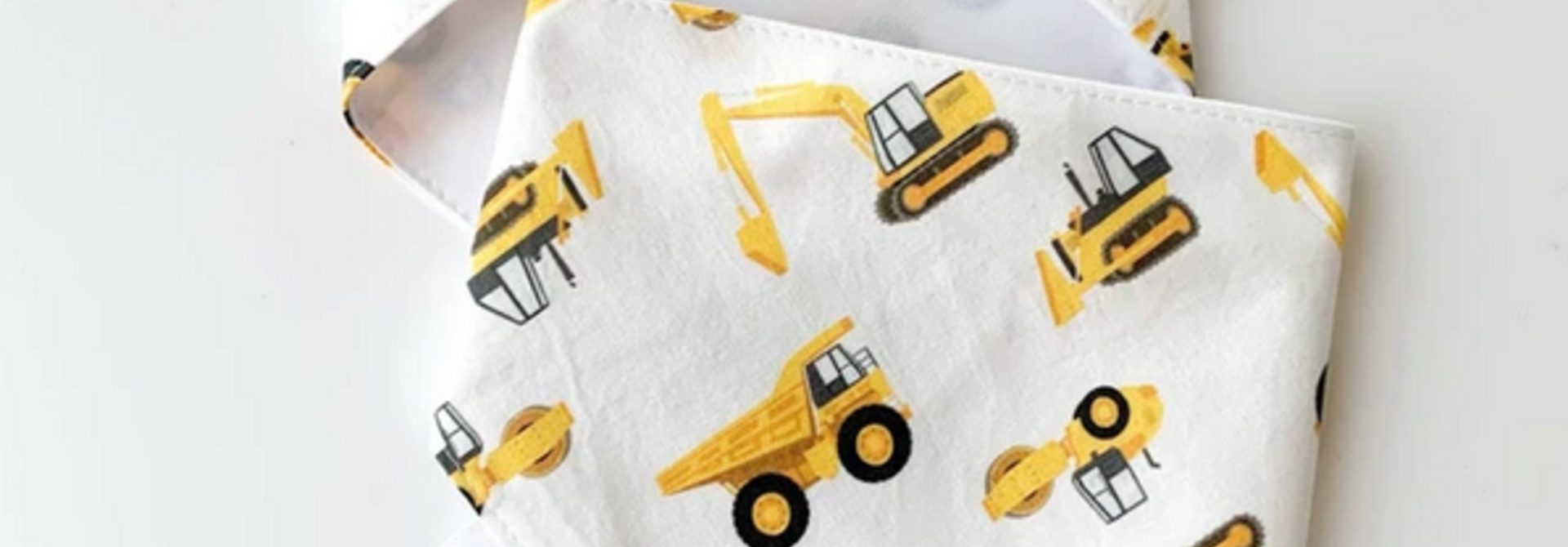 Bavoir de dentition - Camions Jaunes
