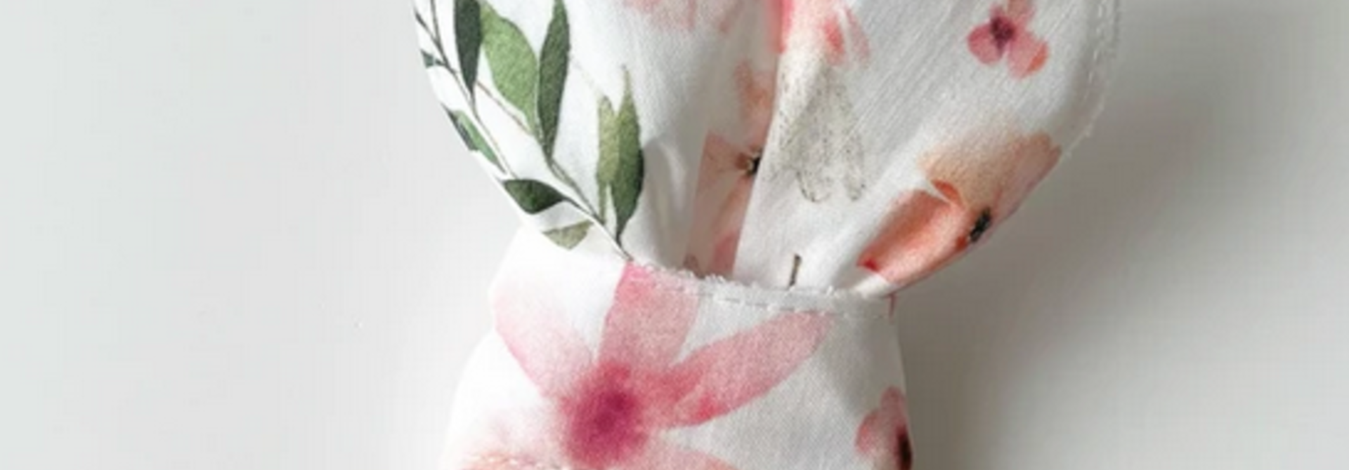 Hochet Oreilles de Lapins - Fleurs Douces