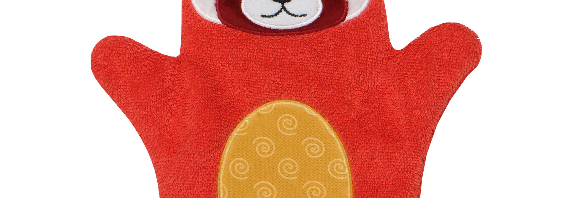 Mitaine pour le bain - Remi Panda Rouge