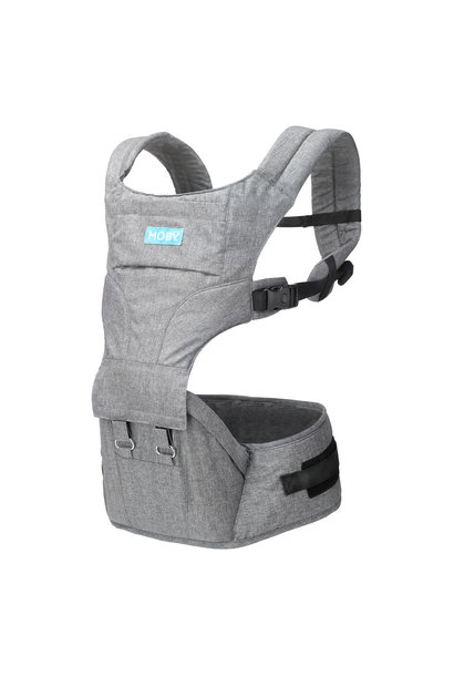 Porte bébé siège de hanche 2 en 1 - Gris