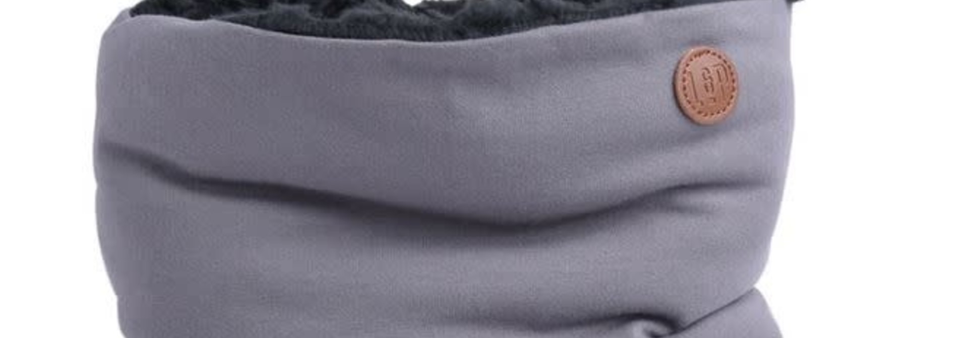 Foulard en Coton doublé - Gris de Ville