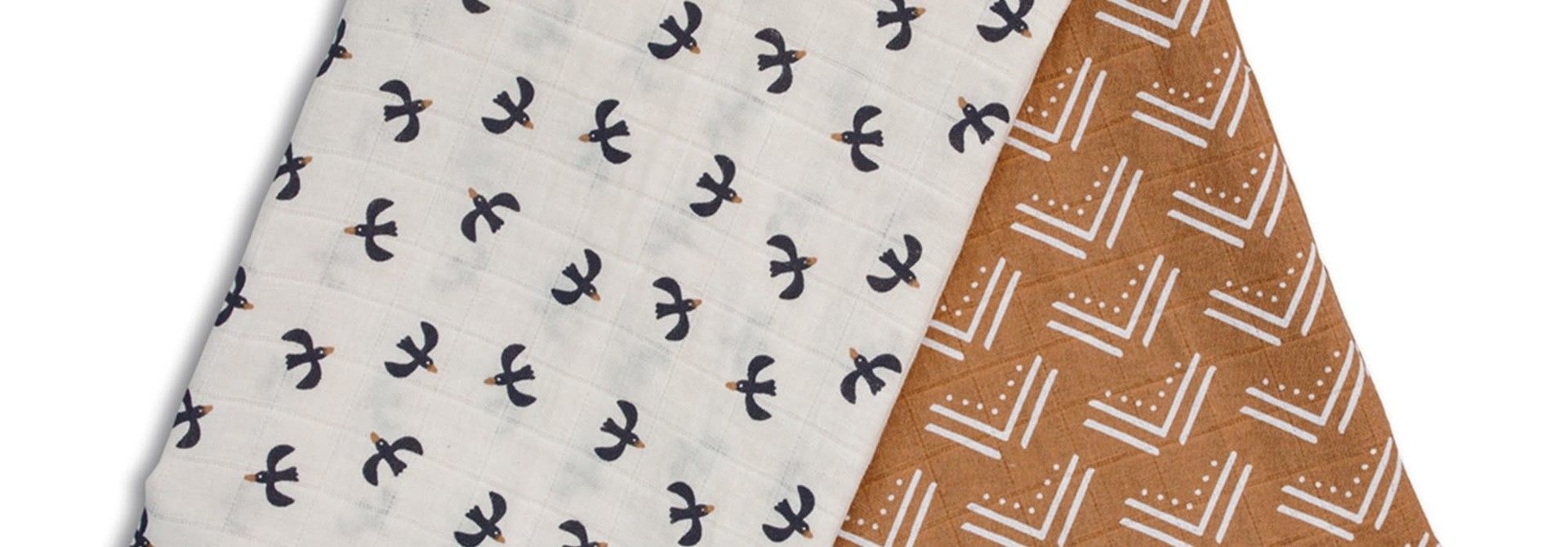 Mousseline de coton(2) - Boho/Oiseaux