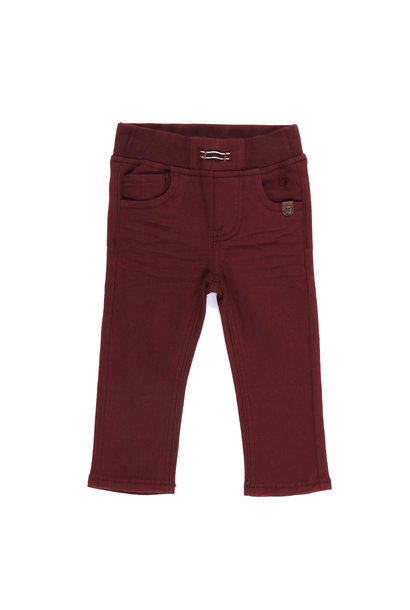 Pantalon Noël Mini Bordeaux