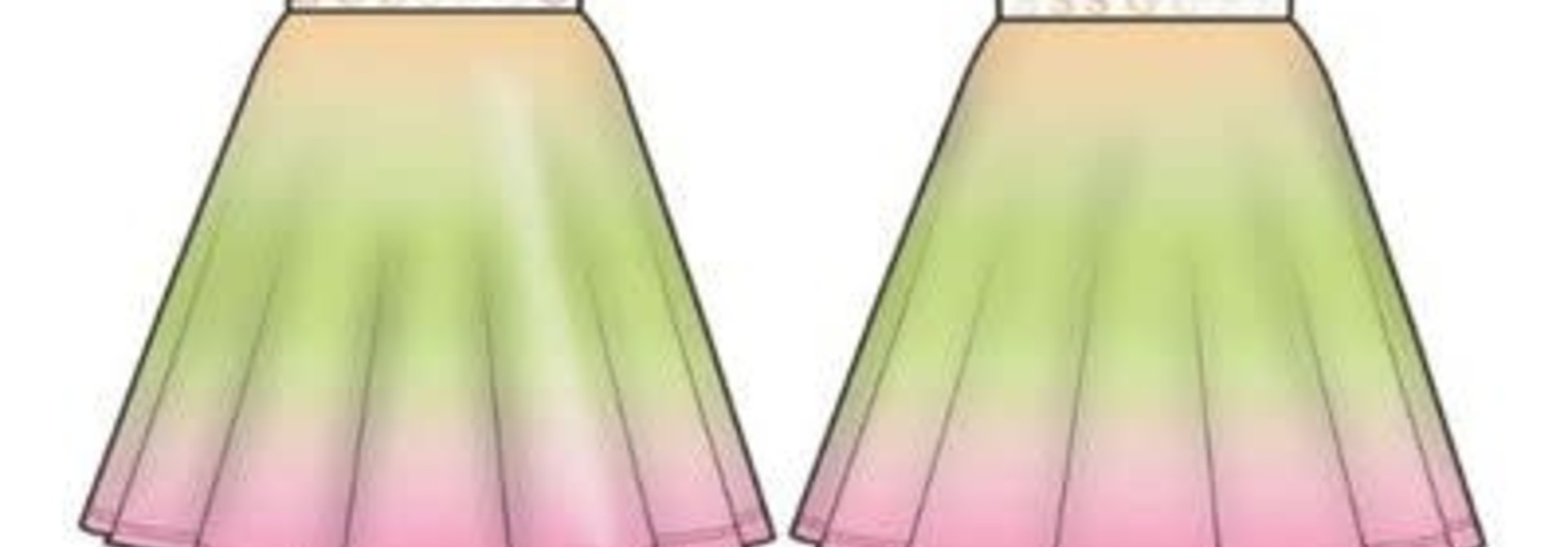 Robe Arc-en-Ciel 2 Tons