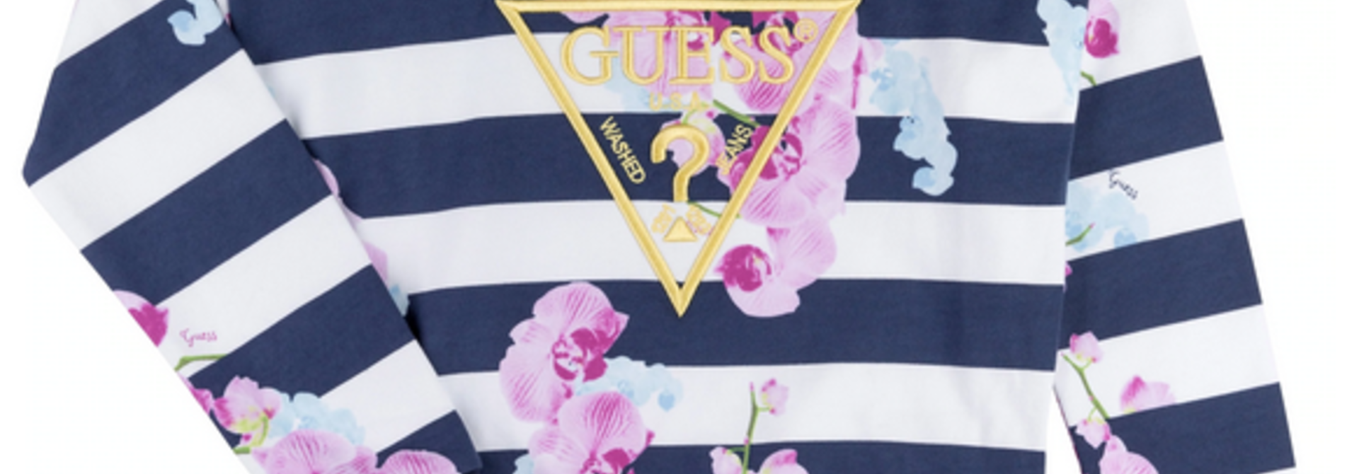 Chandail M/L Rayé - Fleurs