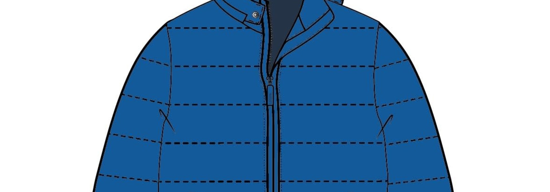 Manteau PARKA Blue - BUBBLE