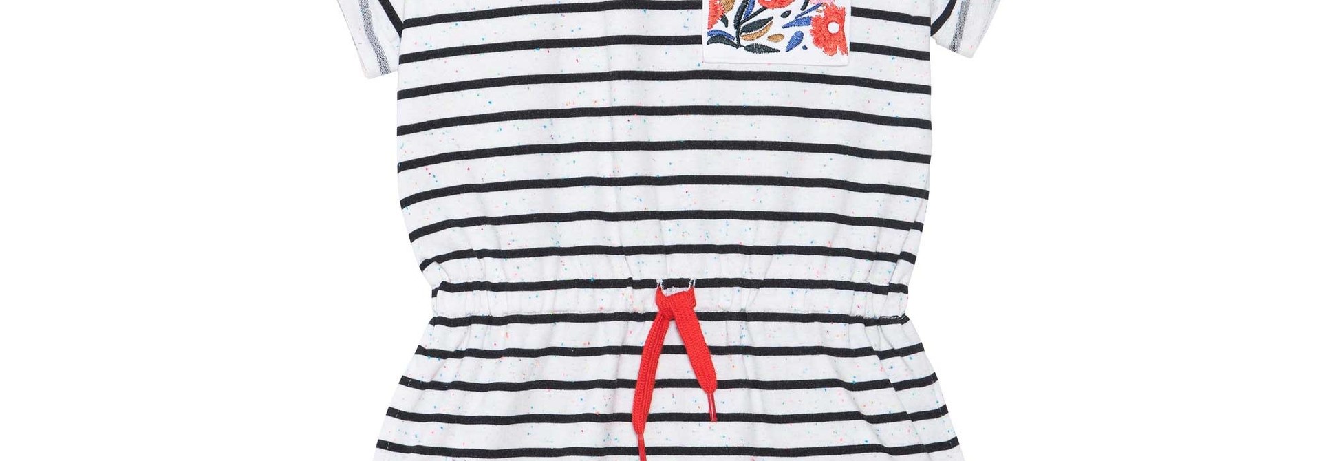 Robe Rayé Fleurie