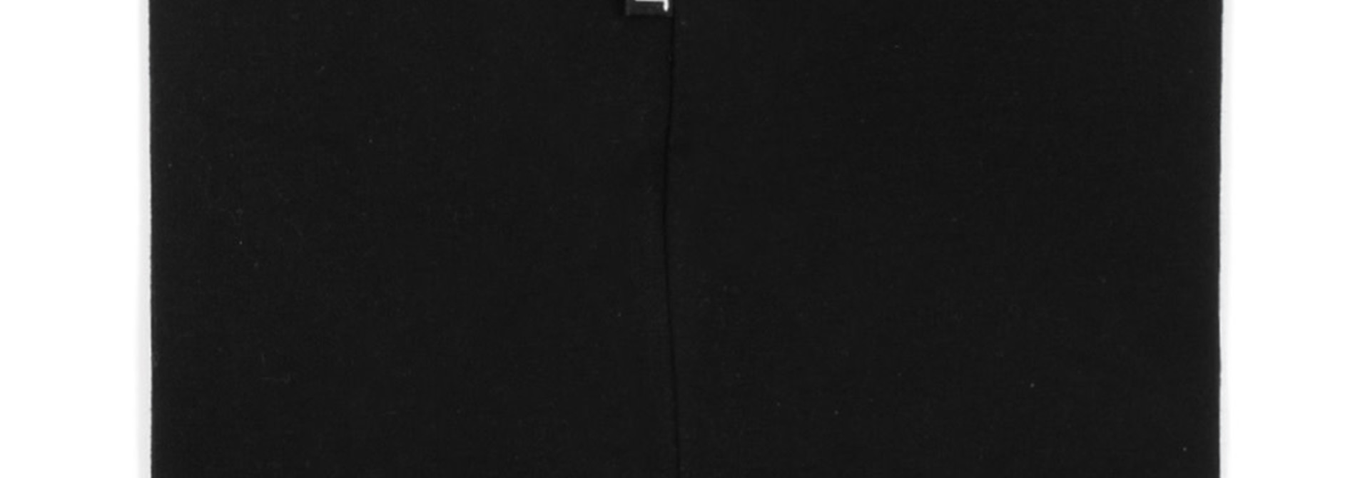 Cache-cou en jersey -Noir