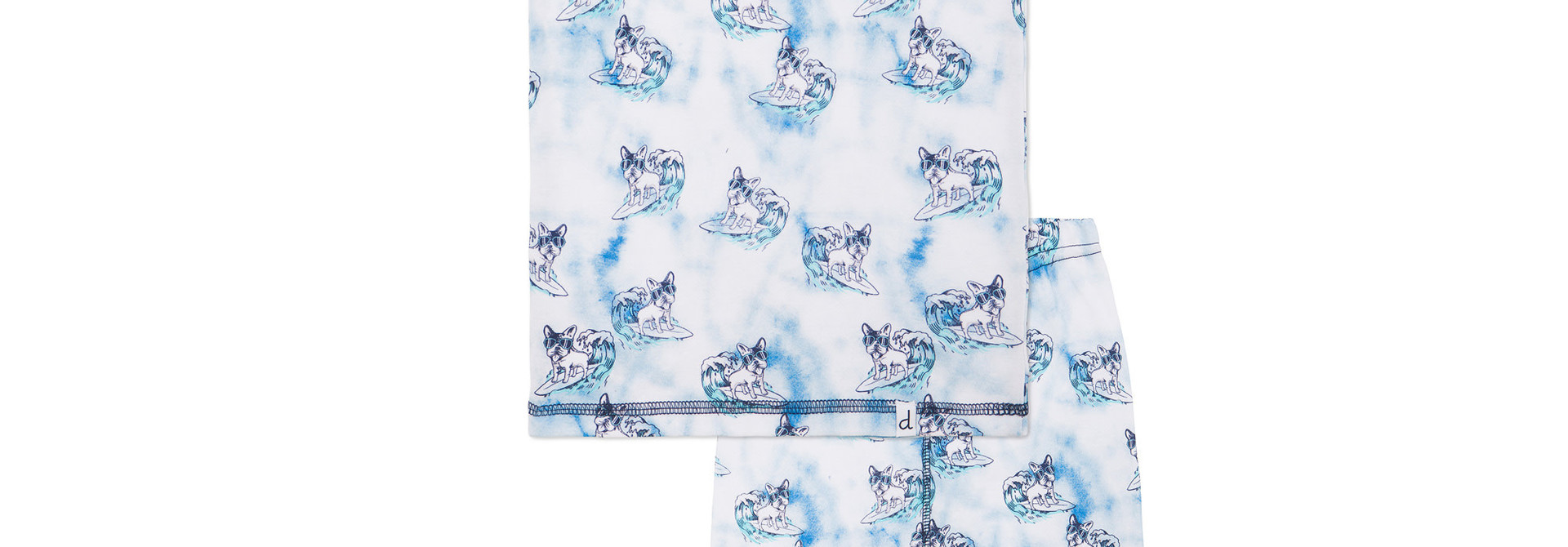 Pyjama Court - MINI CHIEN SURFER