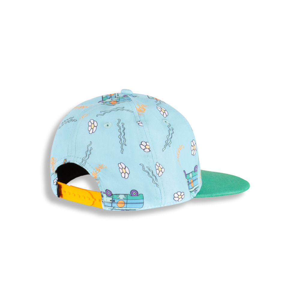 Casquette Turquoise - CAMPING-3