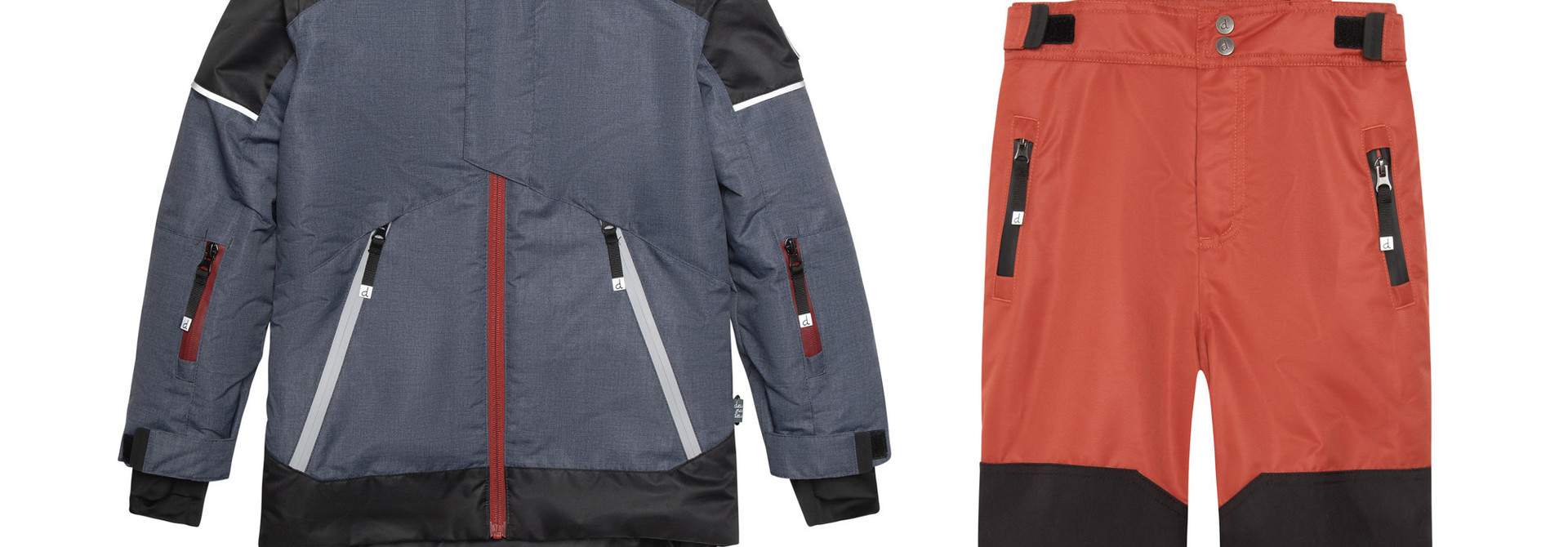 Habit de neige technique deux pièces - BLOC GRIS
