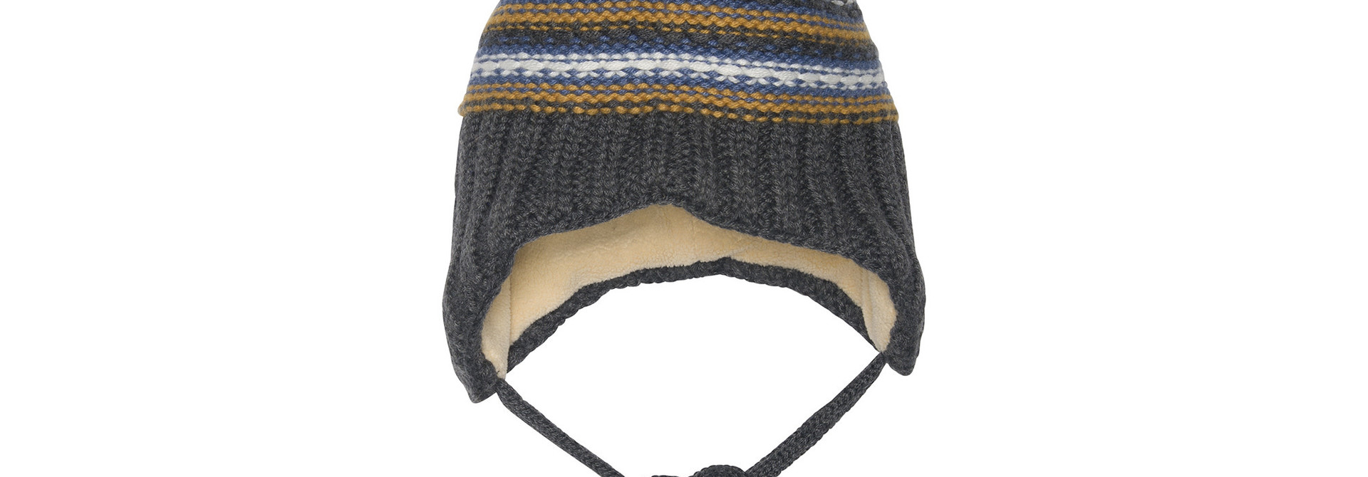 Tuque d'hiver rayé à oreilles - Mini FORÊT