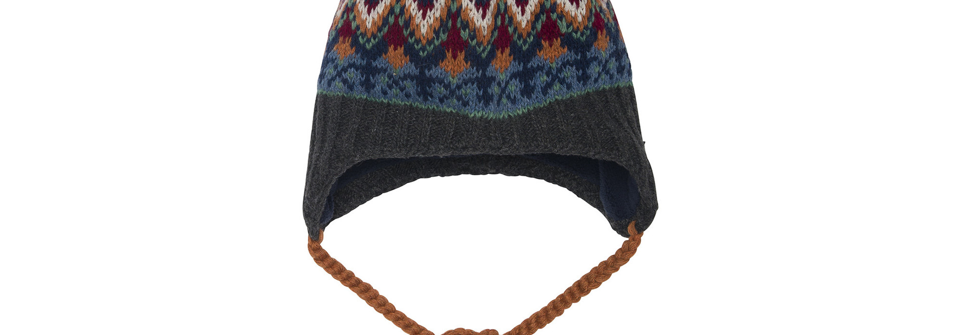 Tuque en tricot Jacquard à oreilles - Mini OURS