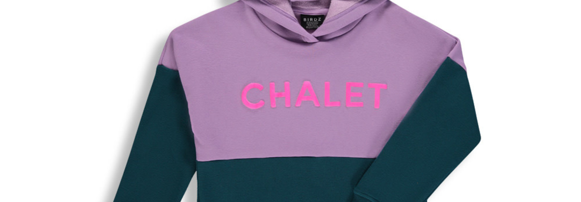 Hoodie Color Bloc Lilas - CHALET
