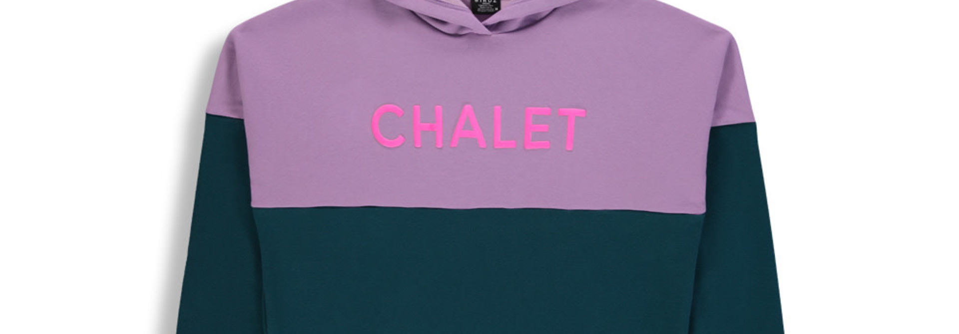 Hoodie Color Bloc Lilas - FEMME CHALET