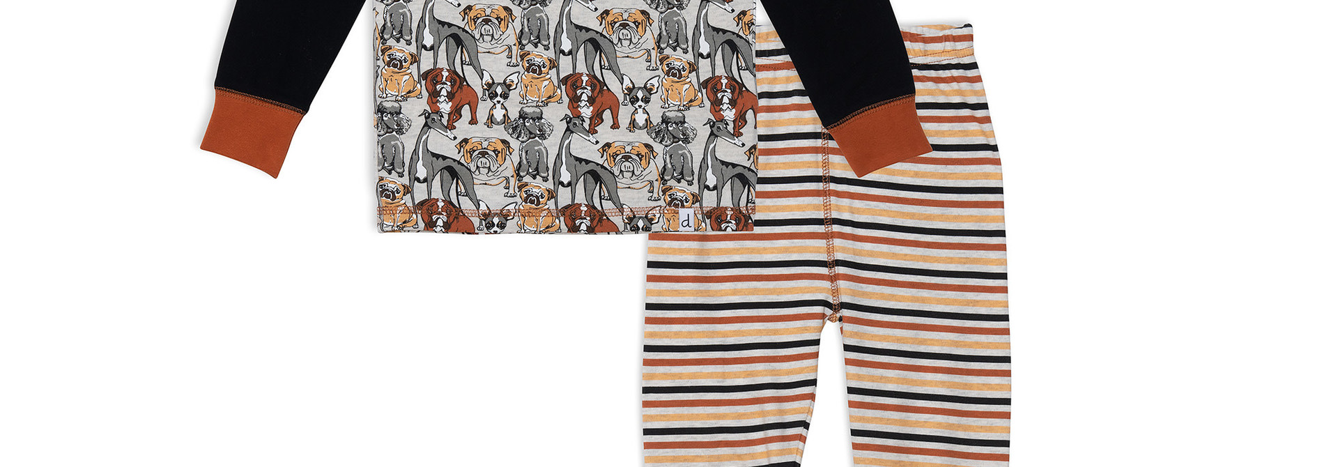 Pyjama deux pièces coton biologique - Mini CHIENS
