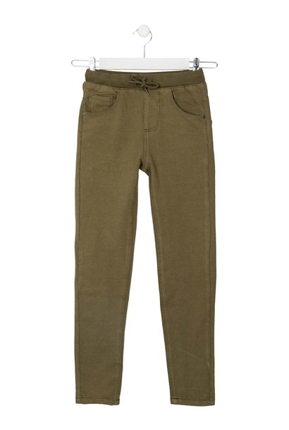 Pantalon style denim - TOSTADO BASIC
