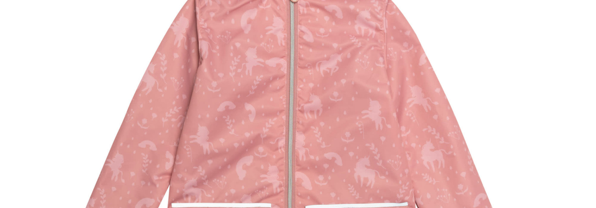 Manteau de pluie avec chapeau - LICORNES ROSES