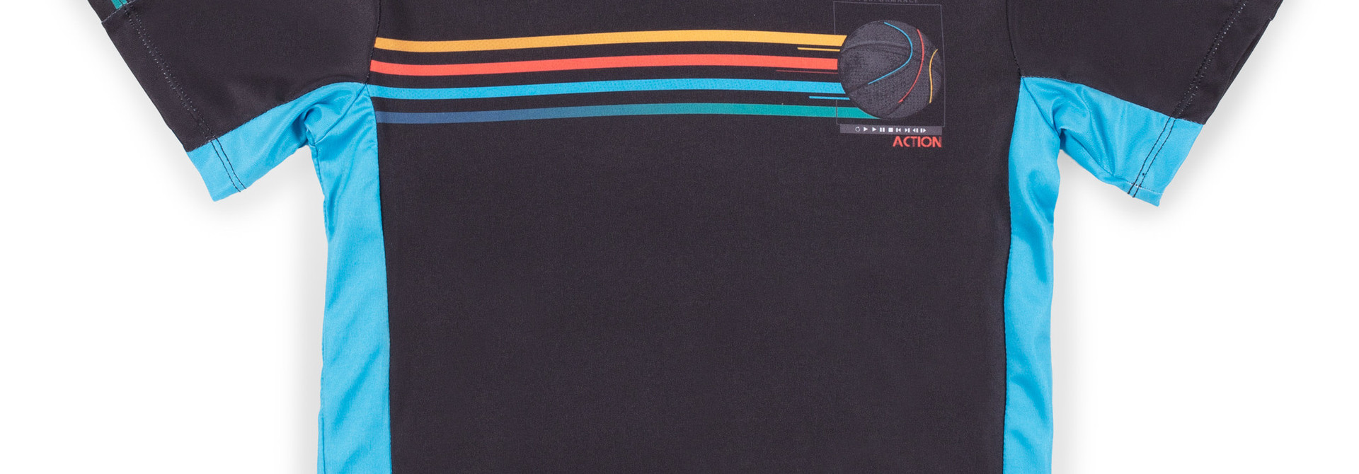 T-shirt athlétique Noir - DROIT DEVANT