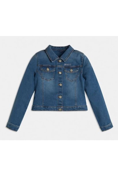 Jacket en denim  BASIC - MEDIUM WASH