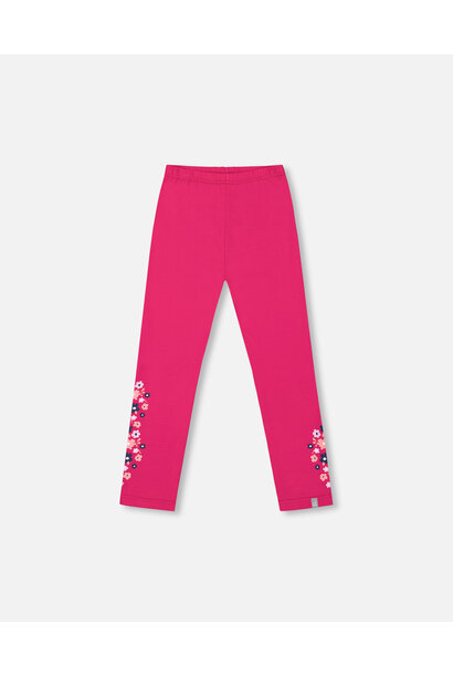 Legging de jersey FLEURS - LICORNES DANS LE VENT