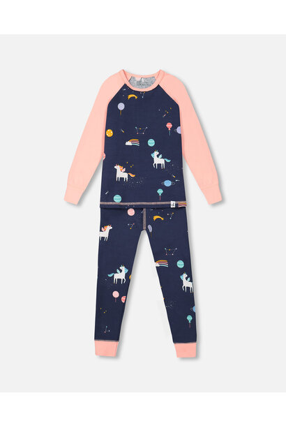 Pyjama licornes MINI coton bio - DODO LICORNES