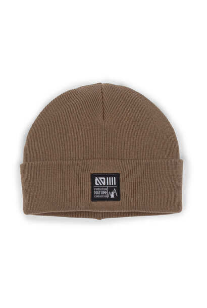 Tuque en tricot BASIC - TAUPE