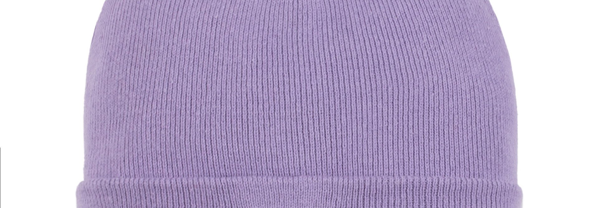 Tuque en tricot - BASIC LILAS