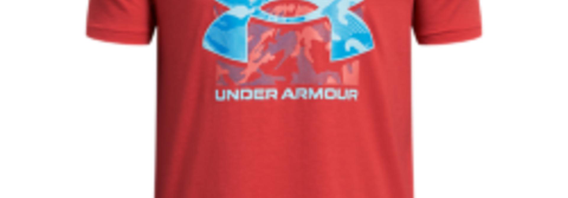 T-Shirt UA BOX LOGO CAMO - RED