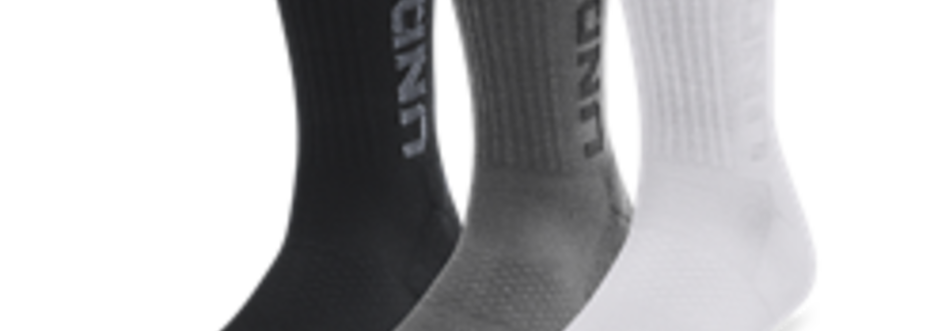 Chaussettes Mid 3pk Noir - UA BASIC