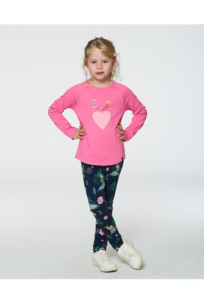 T-shirt raglan COEUR - BOUFFÉE D'AIR FRAIS