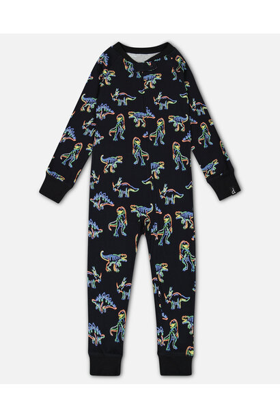 Pyjama une pièce DINOS - À POINGS FERMÉS