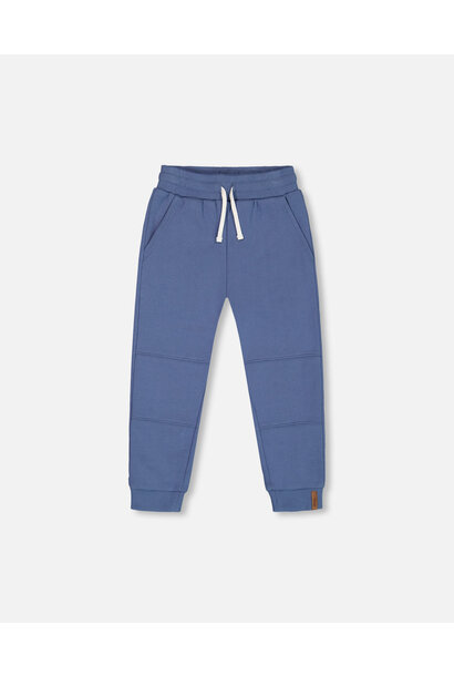 Joggings molleton BLEU - B.O.Y.S.