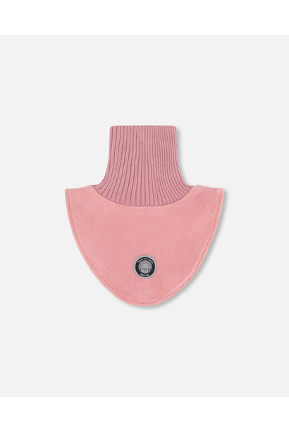 Cache-cou col roulé en tricot & polar - ROSE
