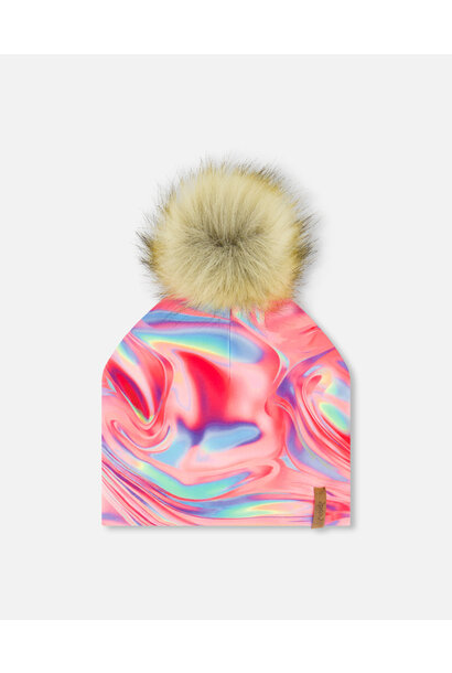 Bonnet en jersey - MARBRÉ