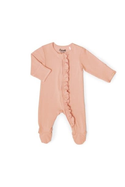 Pyjama à Zipper en Modal - PÊCHE BASIC