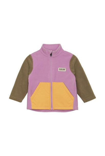 Veste en polar MINI COLOR - LILAS