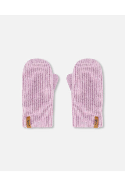 Mitaines en tricot - ORCHIDÉ