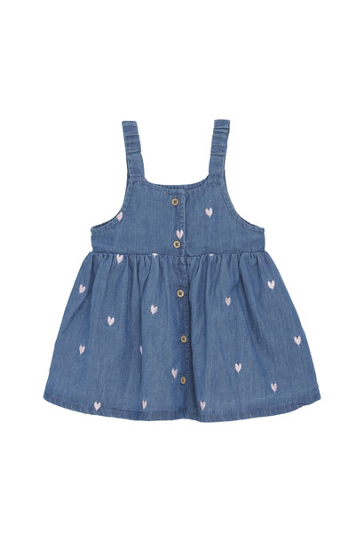 Robe bretelles MINI - COEUR FLEURI