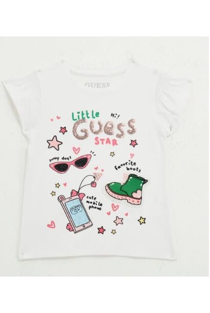 T-Shirt Paillettes -LITTLE STAR