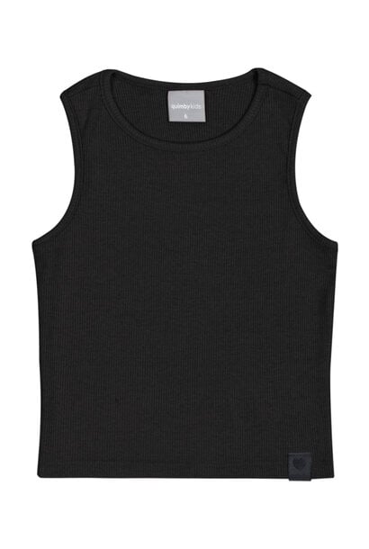 Cami TOP RIB NOIR - QUIMBY