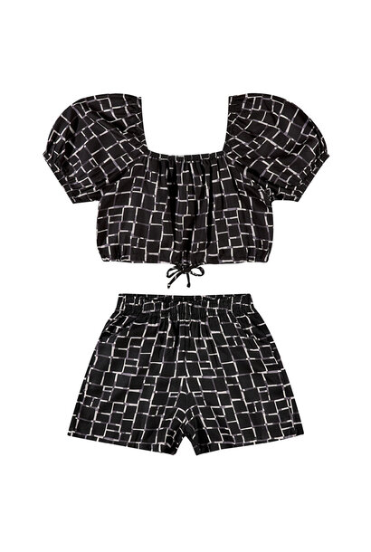 Ensemble Crop TOP & Shorts - GLOSS