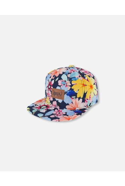 Casquette - FLEURS INDIGO