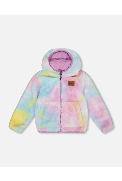 Veste mi-saison réversible - ARC-EN-CIEL