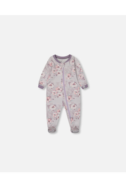 Pyjama une pièce MINI - FLEURS DU PRINTEMPS