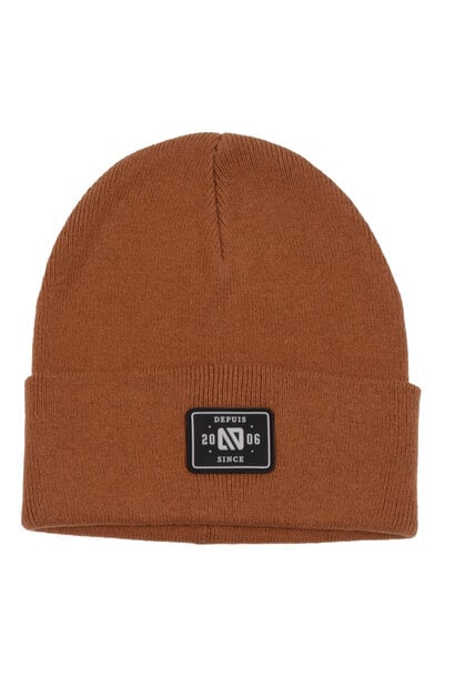 Tuque en tricot BRUN - BASIC